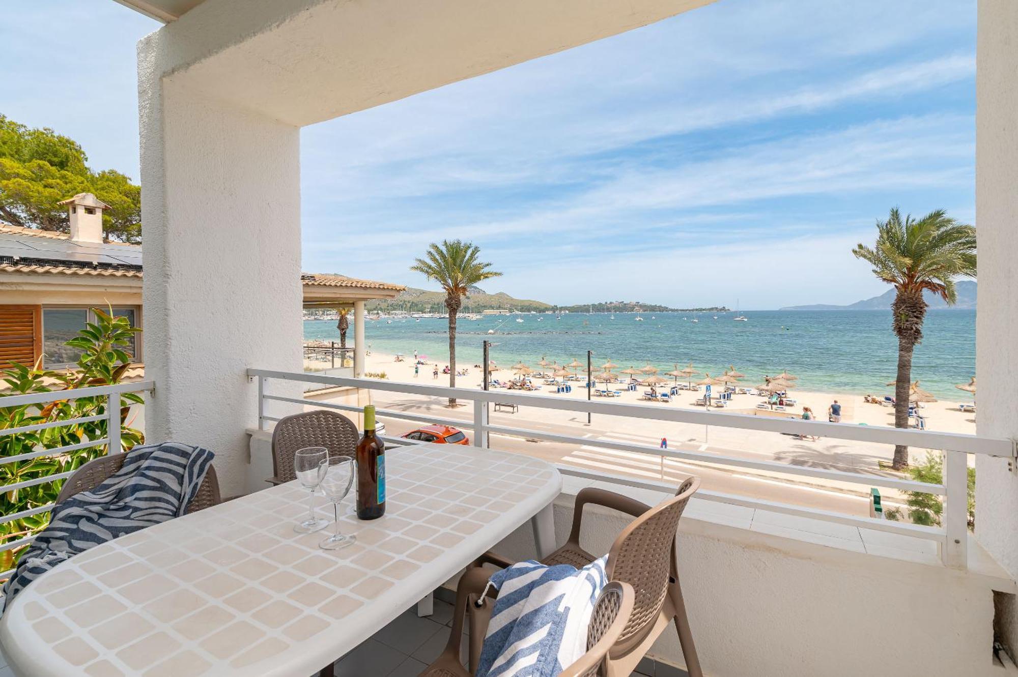 Beachfront Apartment Sivella By Sealand Villas Port de Pollença Kültér fotó