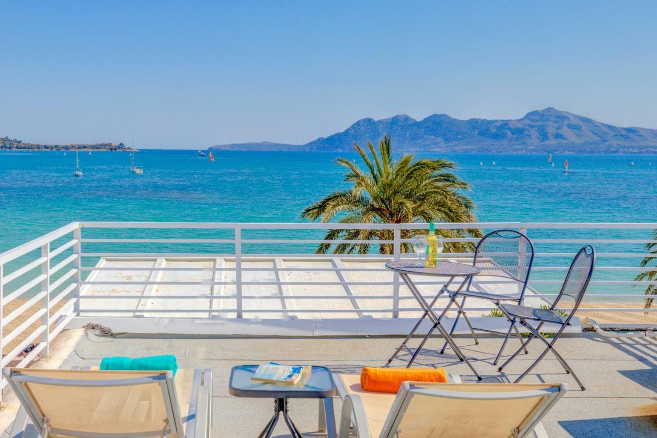Beachfront Apartment Sivella By Sealand Villas Port de Pollença Kültér fotó